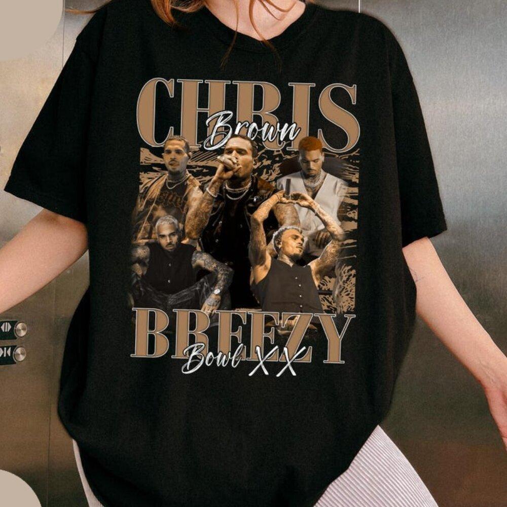 Chris Brown Breezy Bowl Xx Tour Shirt, Chris Brown Shirt
